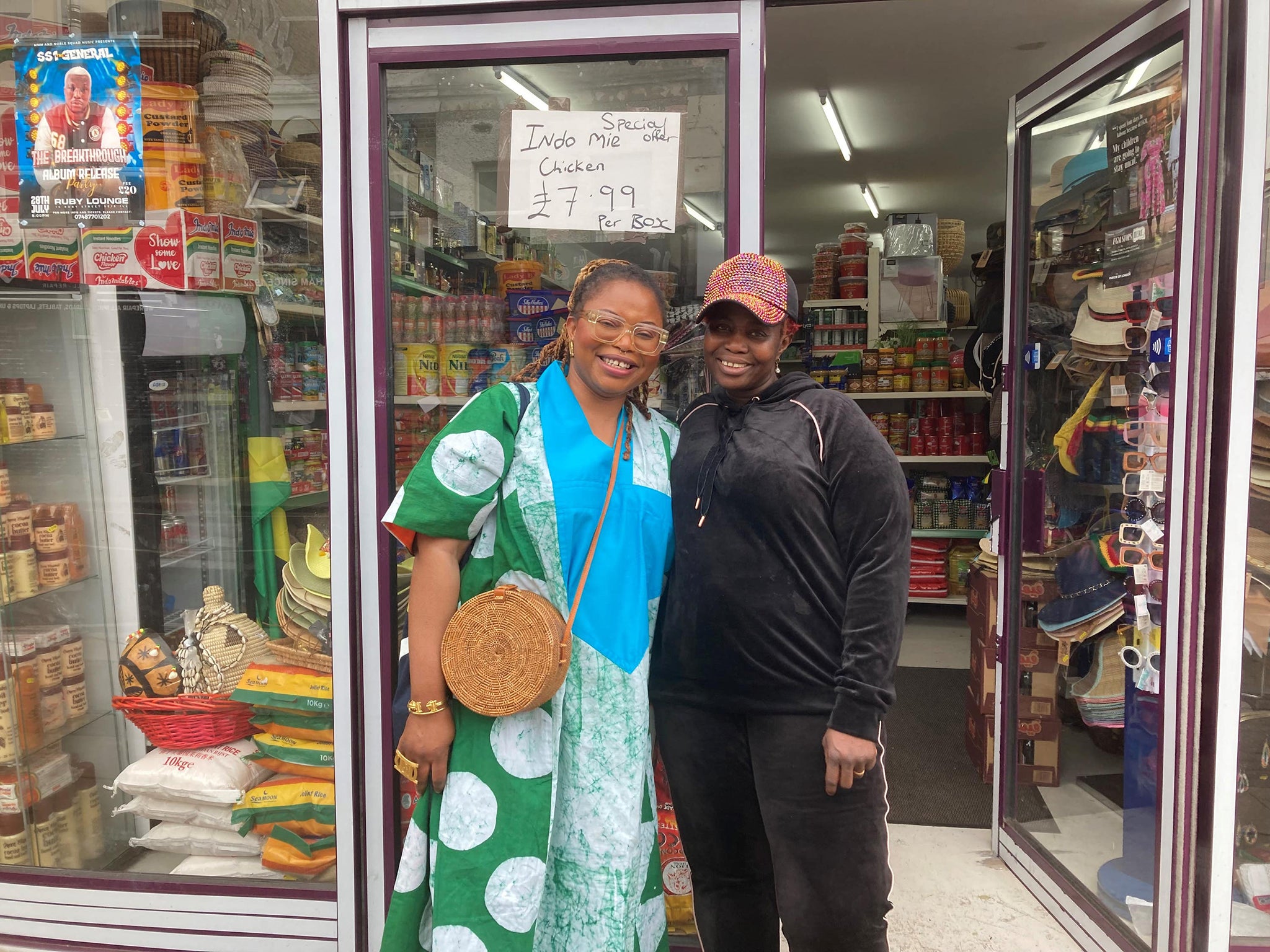 Bradford and Karim-Kamara, the owner of Sierra Leonean shop Bit By Bit