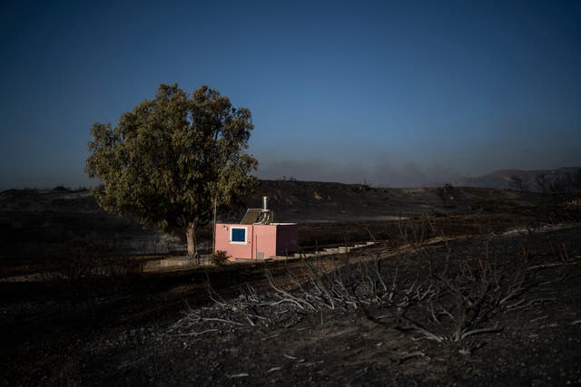 APTOPIX Greece Wildfires