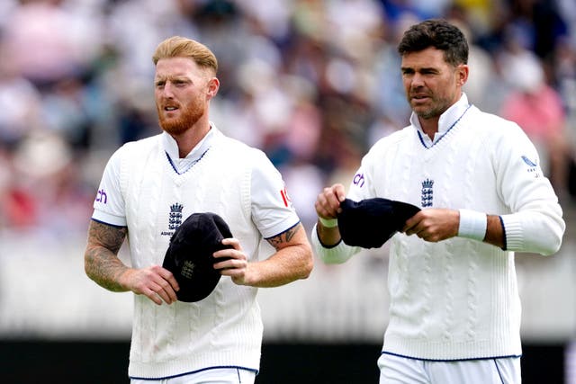 Ben Stokes (left) has no concerns over James Anderson (Mike Egerton/PA)