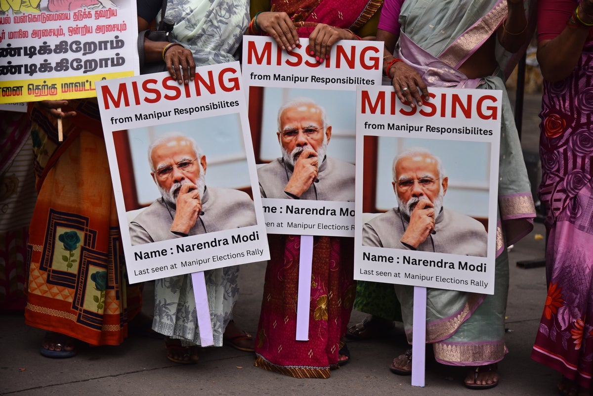 India’s Modi faces no-confidence motion over failure to tackle Manipur violence