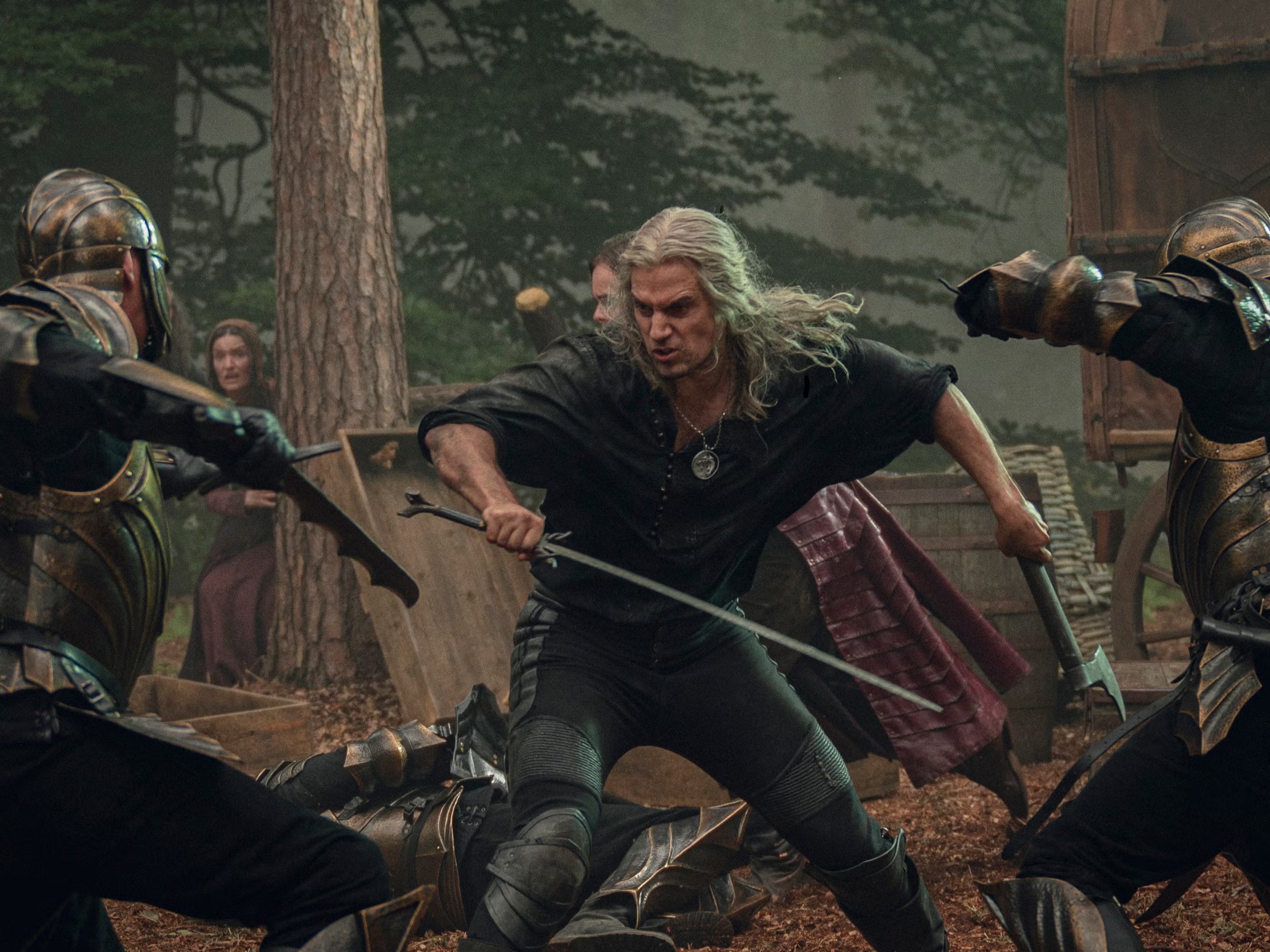 Cavill’s Geralt fights in the latest series of ‘The Witcher’