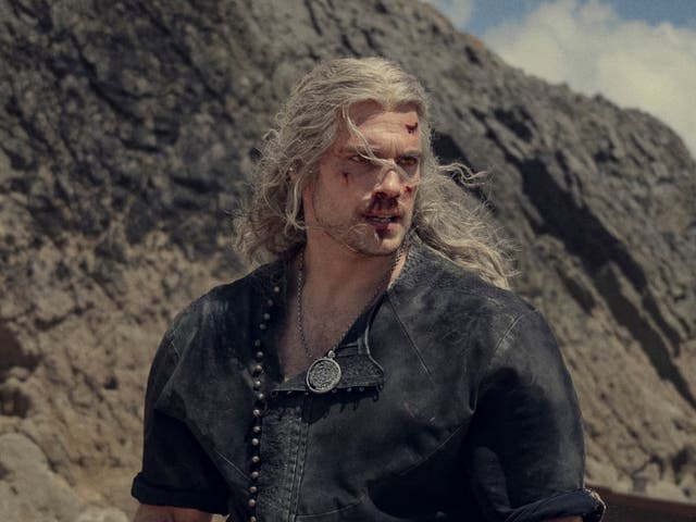 <p>Cavill gives a bruising, unshowy performance as Geralt in ‘The Witcher’ </p>