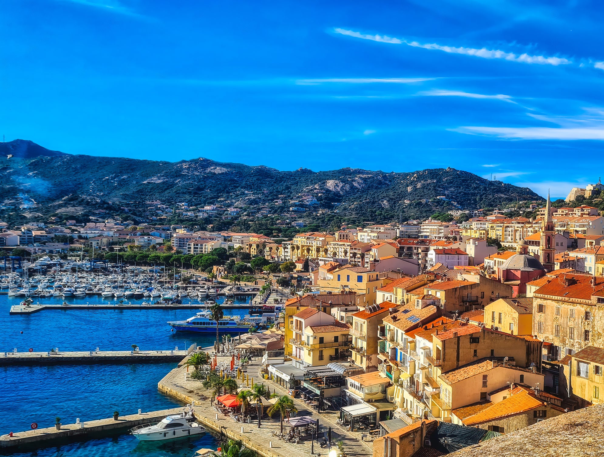 Spend time this September in the port town of Calvi, Corsica