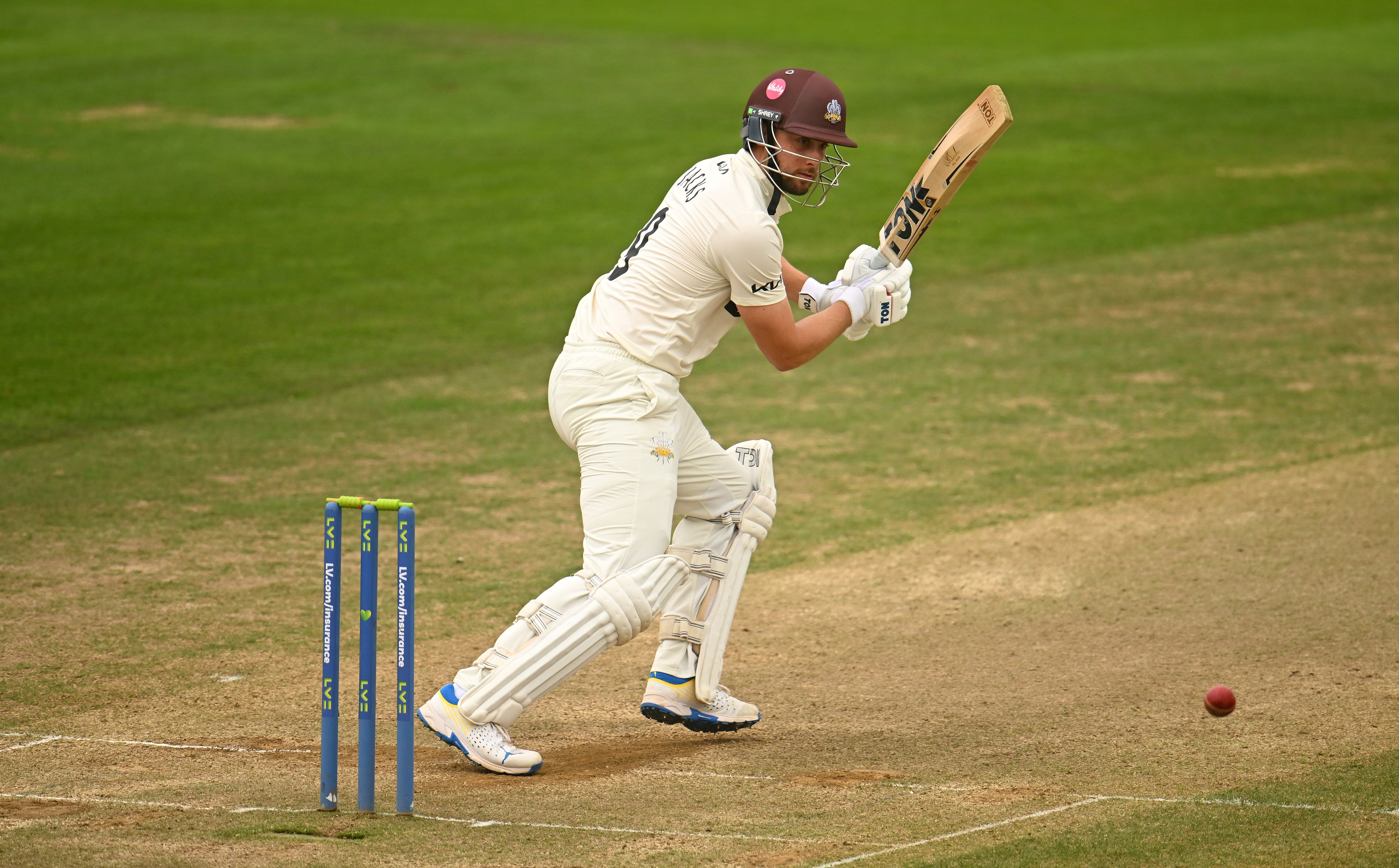 England hopeful Will Jacks made 99 as Surrey pushed ahead of Somerset