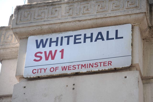 The Government’s plans were understood to be aimed at reducing civil service numbers in Whitehall (PA)