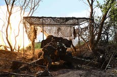 Ukraine’s troops advance around Bakhmut despite intense artillery fire from Russia’s forces, military say