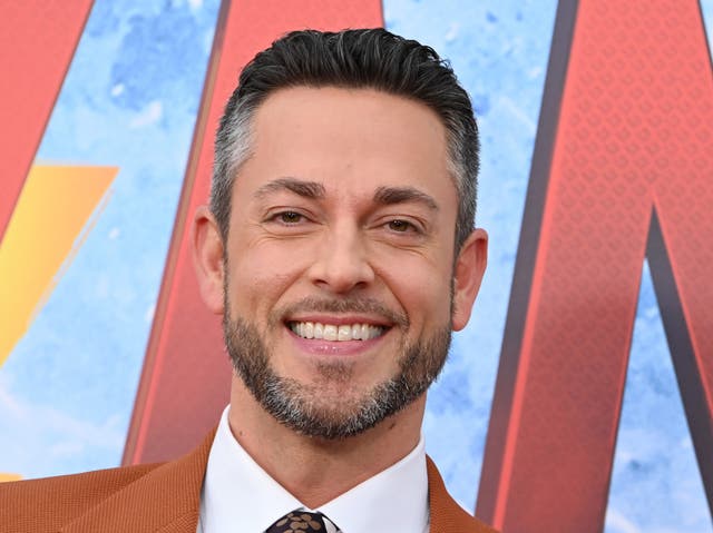 <p>Zachary Levi at the ‘Fury of the Gods’ premiere</p>