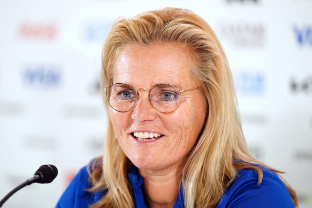 England boss Sarina Wiegman is gearing up for Friday’s clash with Denmark (Zac Goodwin/PA).