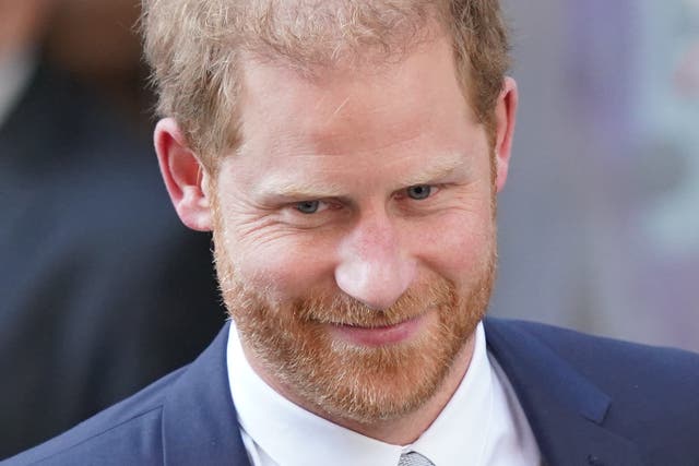 The Duke of Sussex alleges he was targeted by journalists and private investigators working for News Group Newspapers (Jonathan Brady/PA)