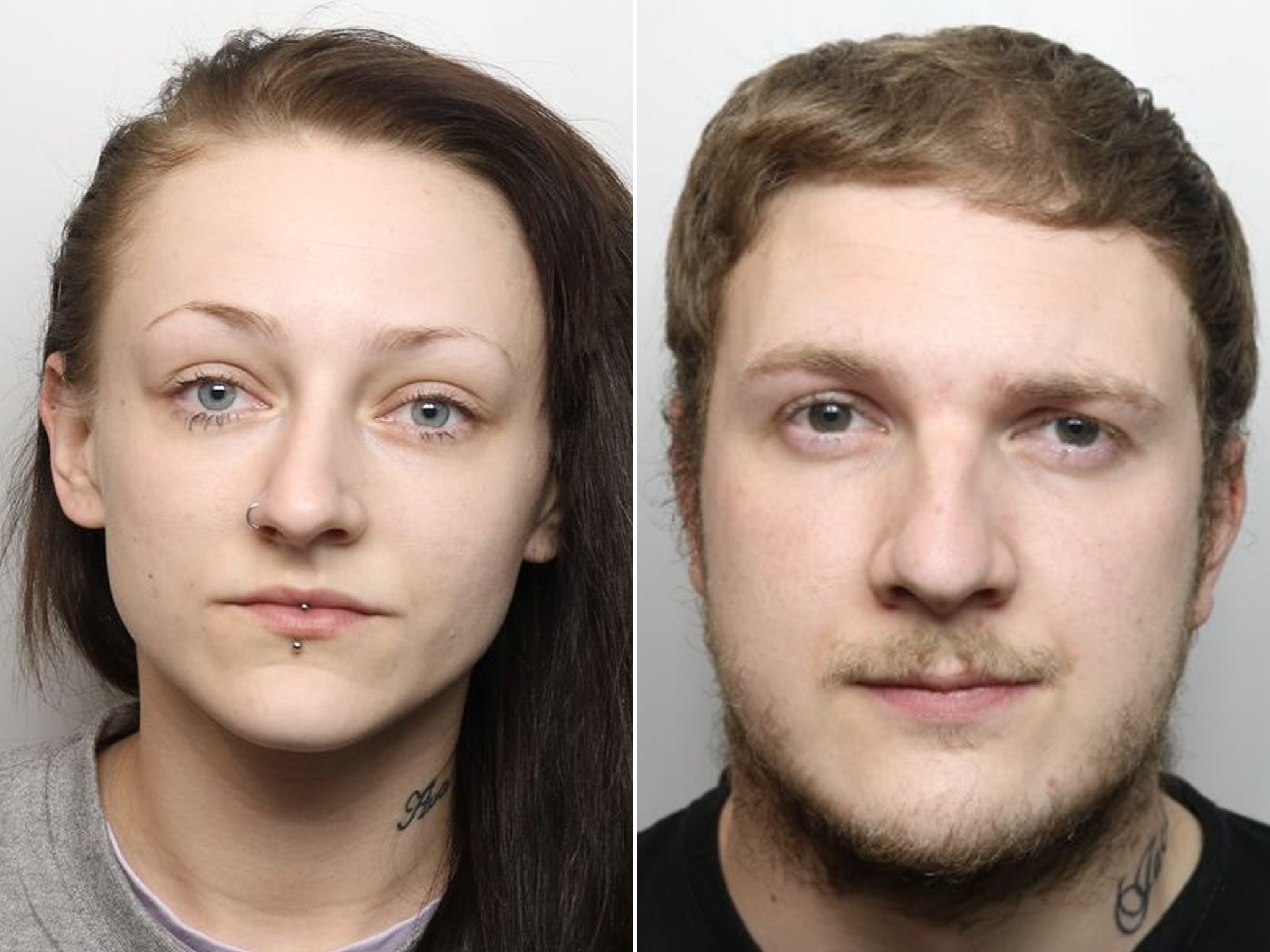 Rebecca Grocott and Joshua Collard have both been jailed