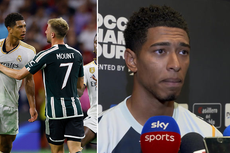 Jude Bellingham responds after clashing with Lisandro Martinez over pre-season tackle