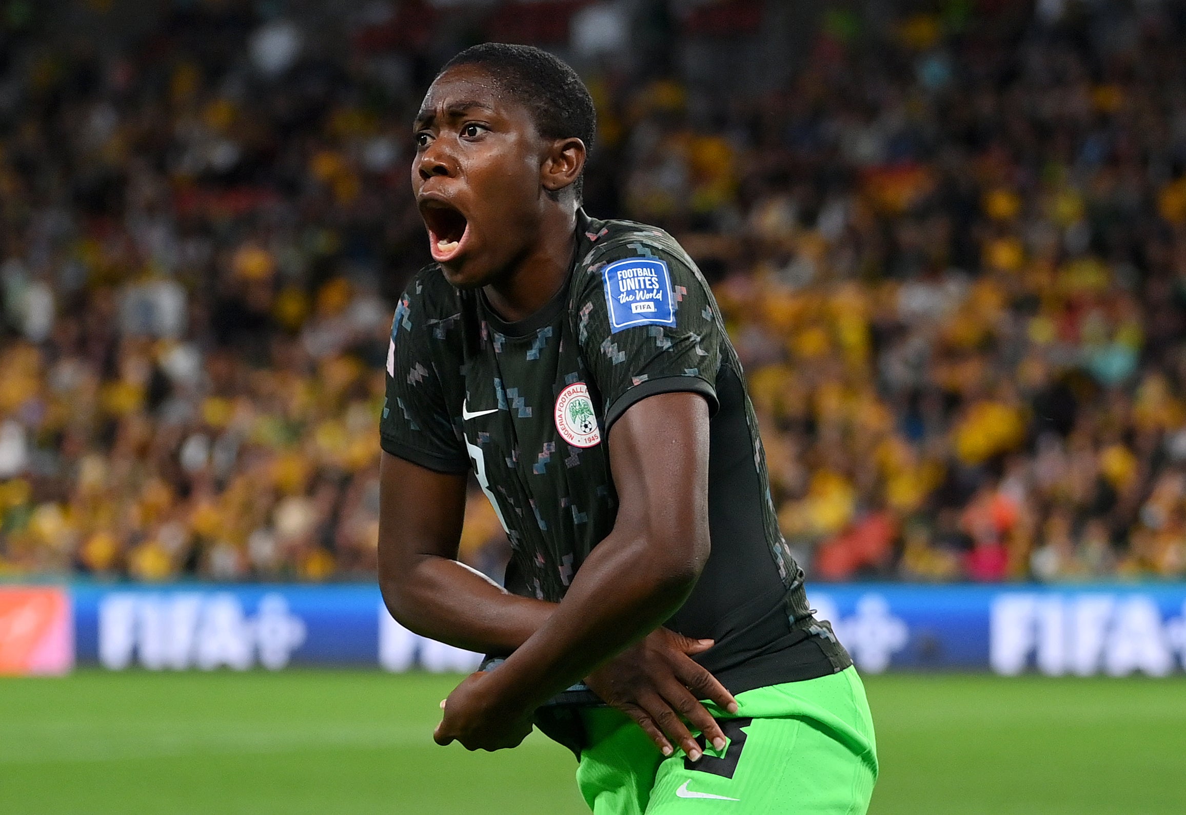 Oshoala led Nigeria’s stunning win over Australia