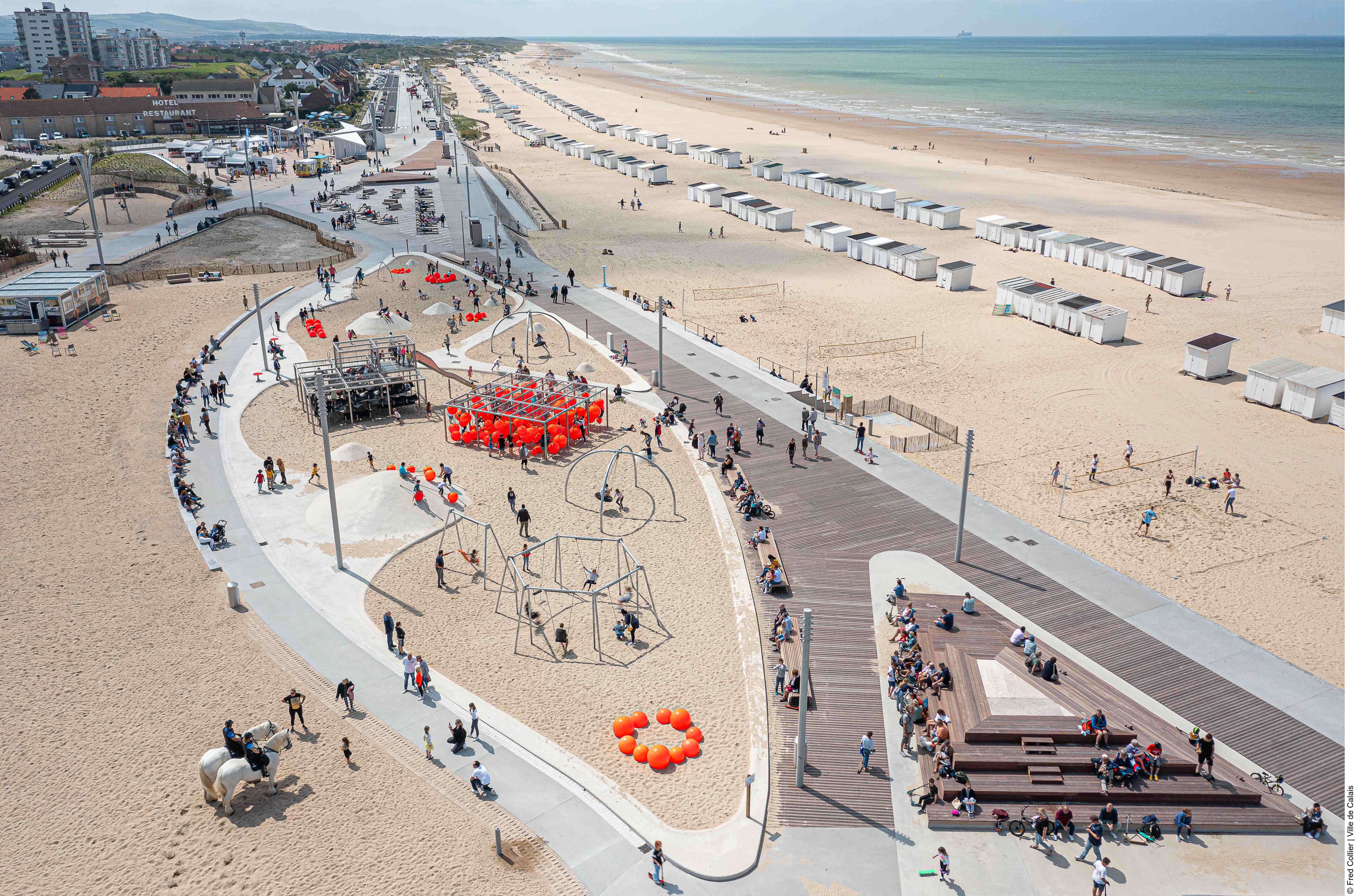 A new promenade has given Calais a boost