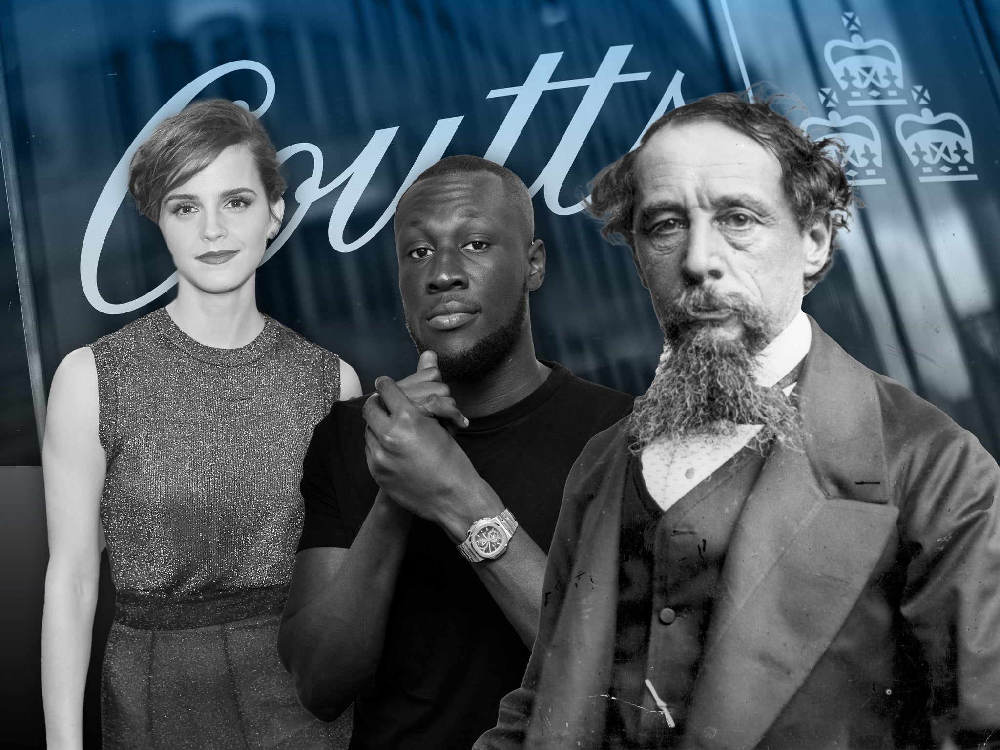 ‘Particular people have always banked at Coutts’, including Emma Watson, Stormzy and Charles Dickens