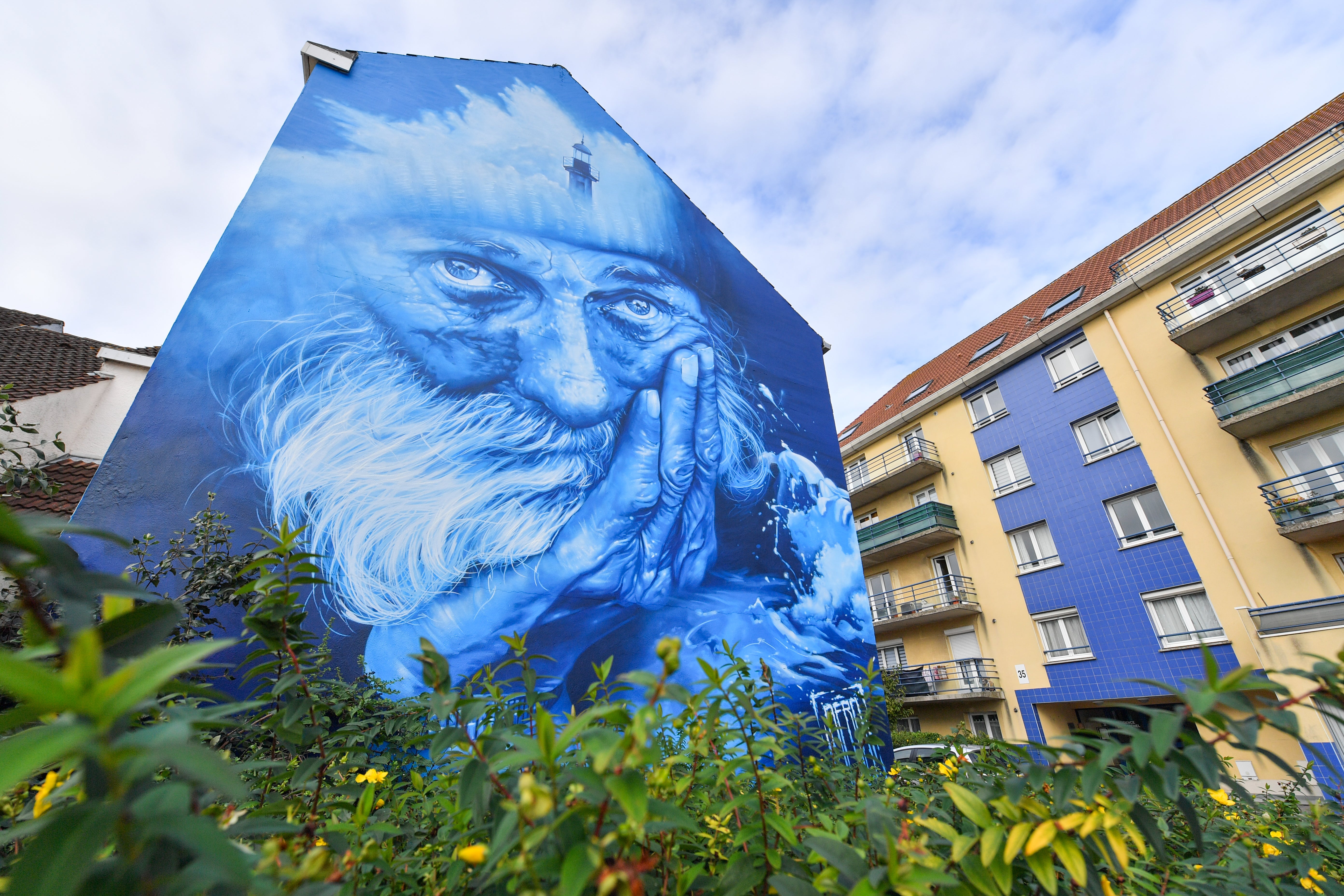 Calais’s streets are lined with thought-provoking street art