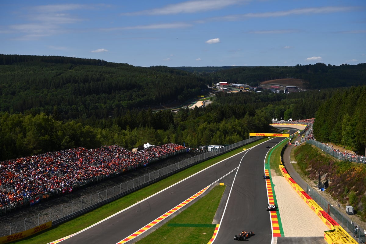What time is F1 sprint race today at the Belgian Grand Prix?