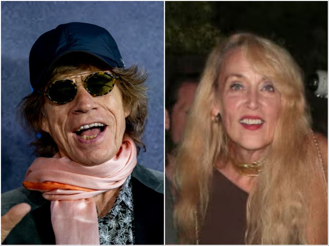<p>Mick Jagger and Jerry Hall</p>