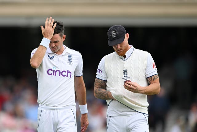 <p>Ben Stokes’s England struggled on day one at the Oval </p>