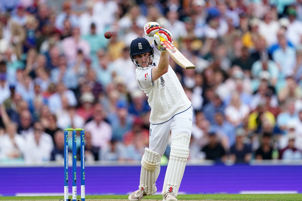 Harry Brook gives England hope as hosts bowled out for 283 in fifth Test