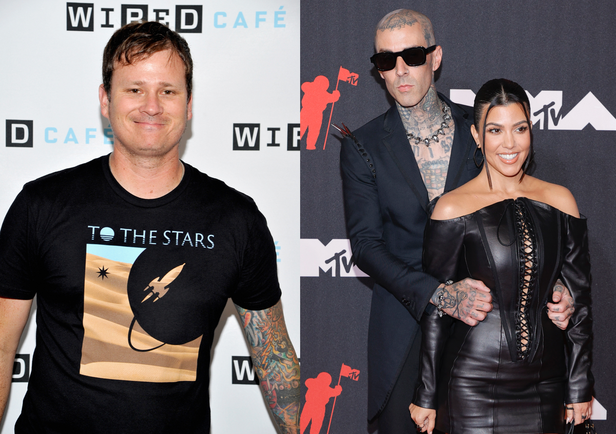 Blink-182&rsquo;s Tom DeLonge shows support for Travis Barker&rsquo;s marriage to Kourtney Kardashian