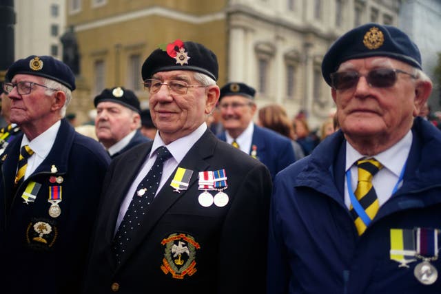 Nuclear test veterans will be able to wear the medal on Remembrance Sunday (Victoria Jones/PA)