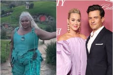 Katy Perry jokes Lizzo is ‘coming for Orlando Bloom’s job’ as she dresses up as Legolas in Hobbiton