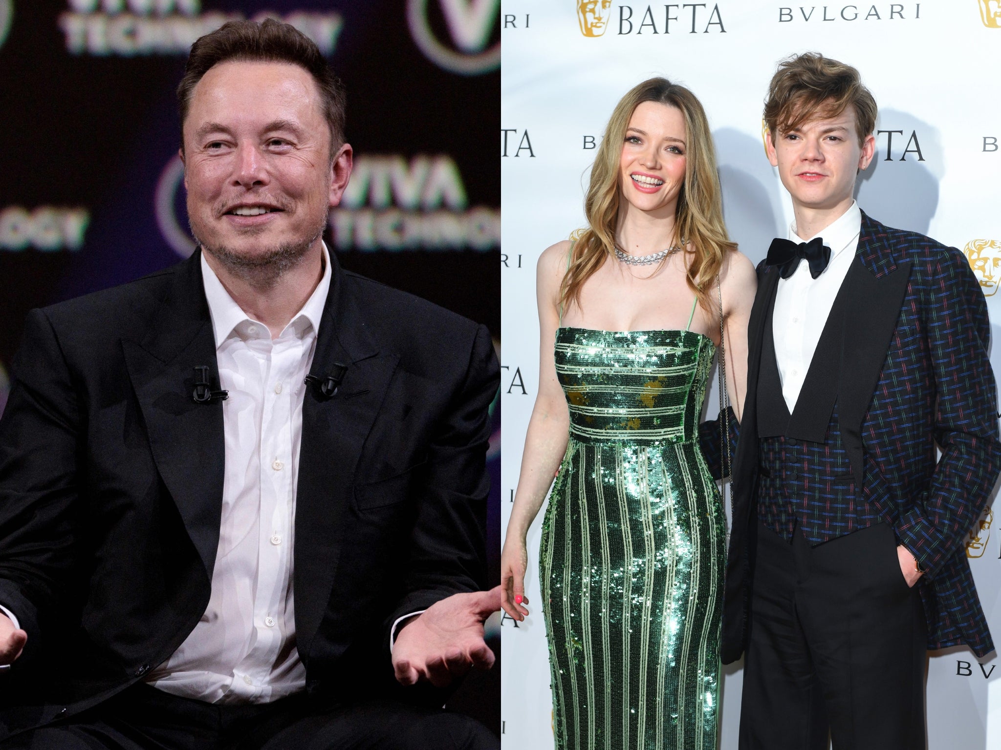 Elon Musk reacts to ex-wife Talulah Rileys engagement to Thomas Brodie-Sangster The Independent picture