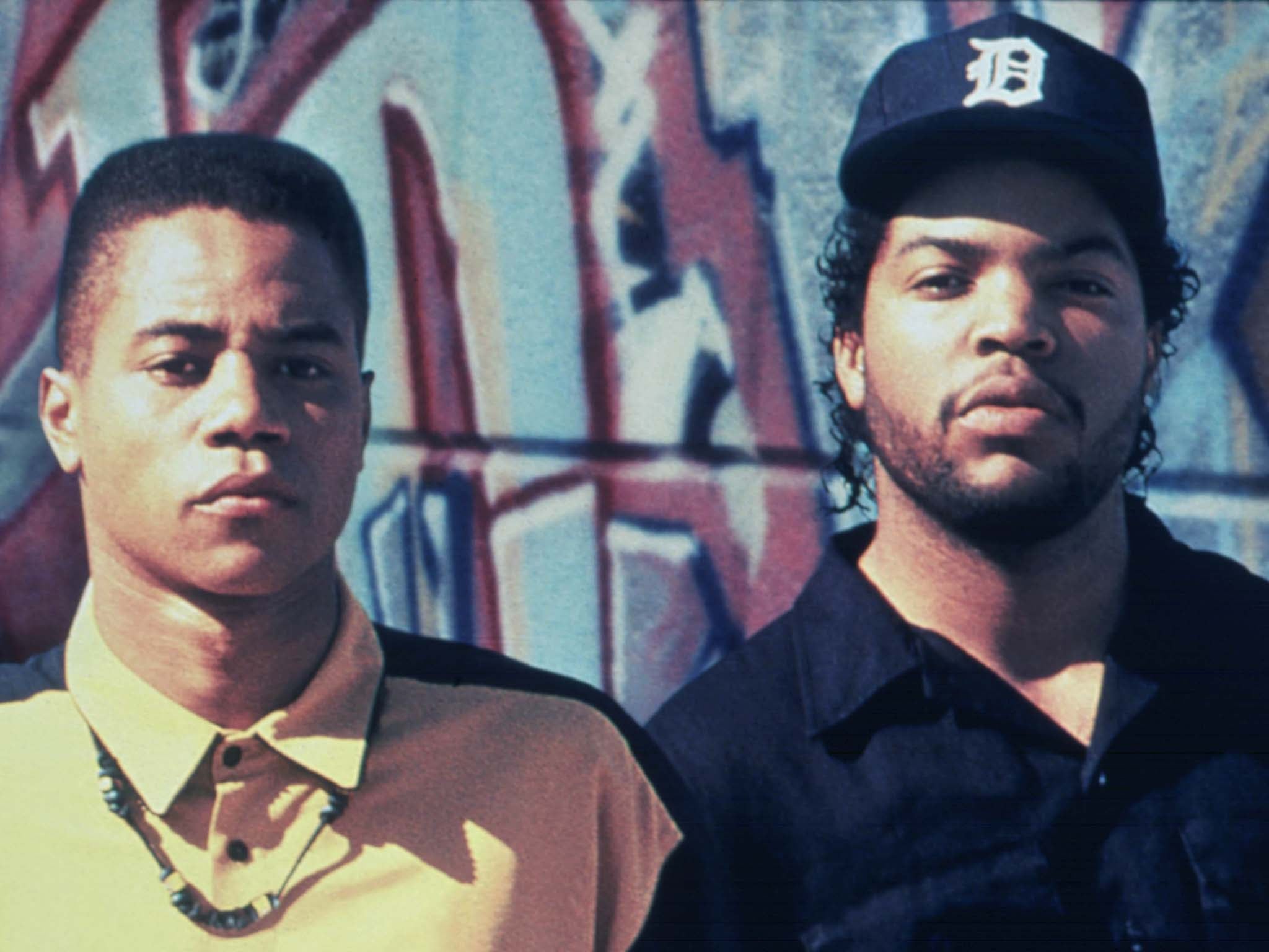Movie star: Cube alongside Cuba Gooding Jr in 1991’s ‘Boyz n the Hood’