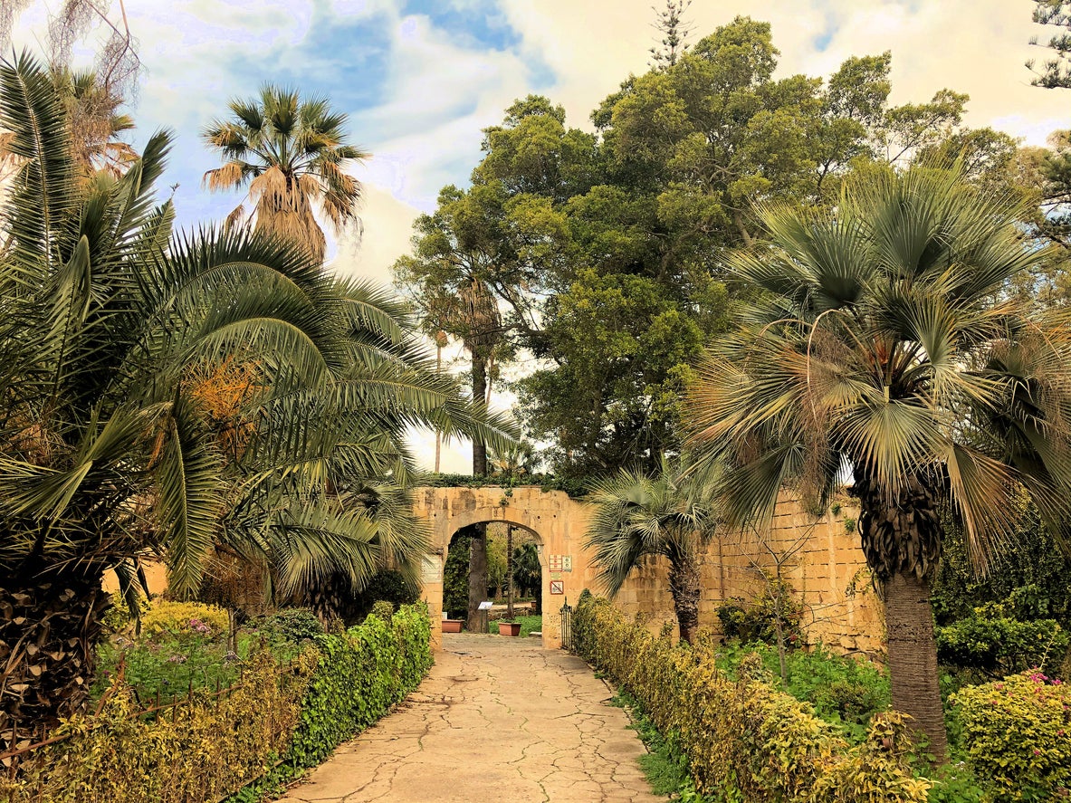 The Sant’Anton Gardens are the main attraction near the Corinthia Palace Hotel