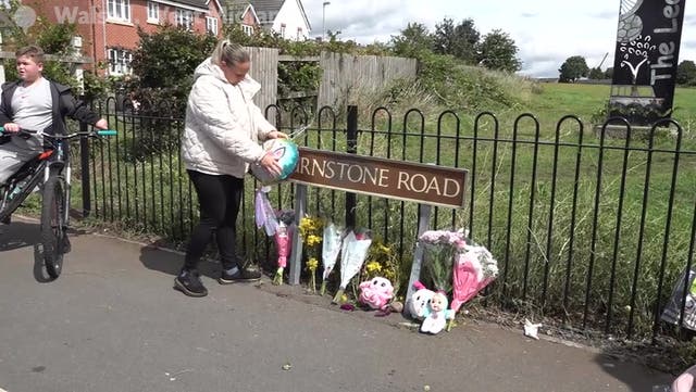 <p>Flowers, balloons and teddies have been placed at the scene of a crash which left a seven-year-old girl dead in Walsall.</p>