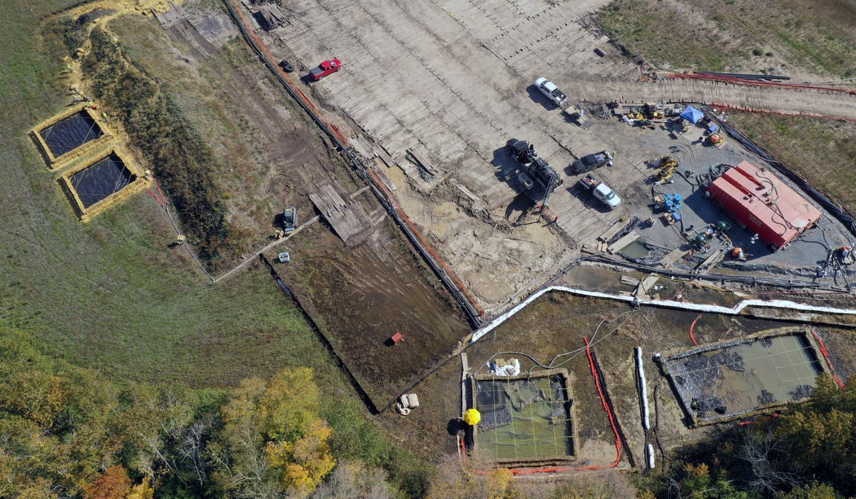 Oil pipeline construction in Minnesota ruptured an aquifer. Officials ...