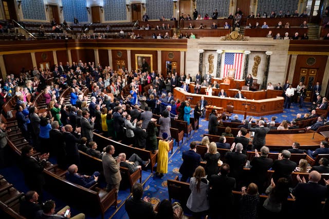 <p>The House meets for the third day to elect a speaker and convene the 118th Congress in Washington on 5 January 2023</p>