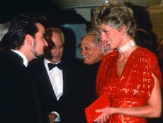 Princess Diana’s iconic red gown from 1991 movie premiere is going up for auction