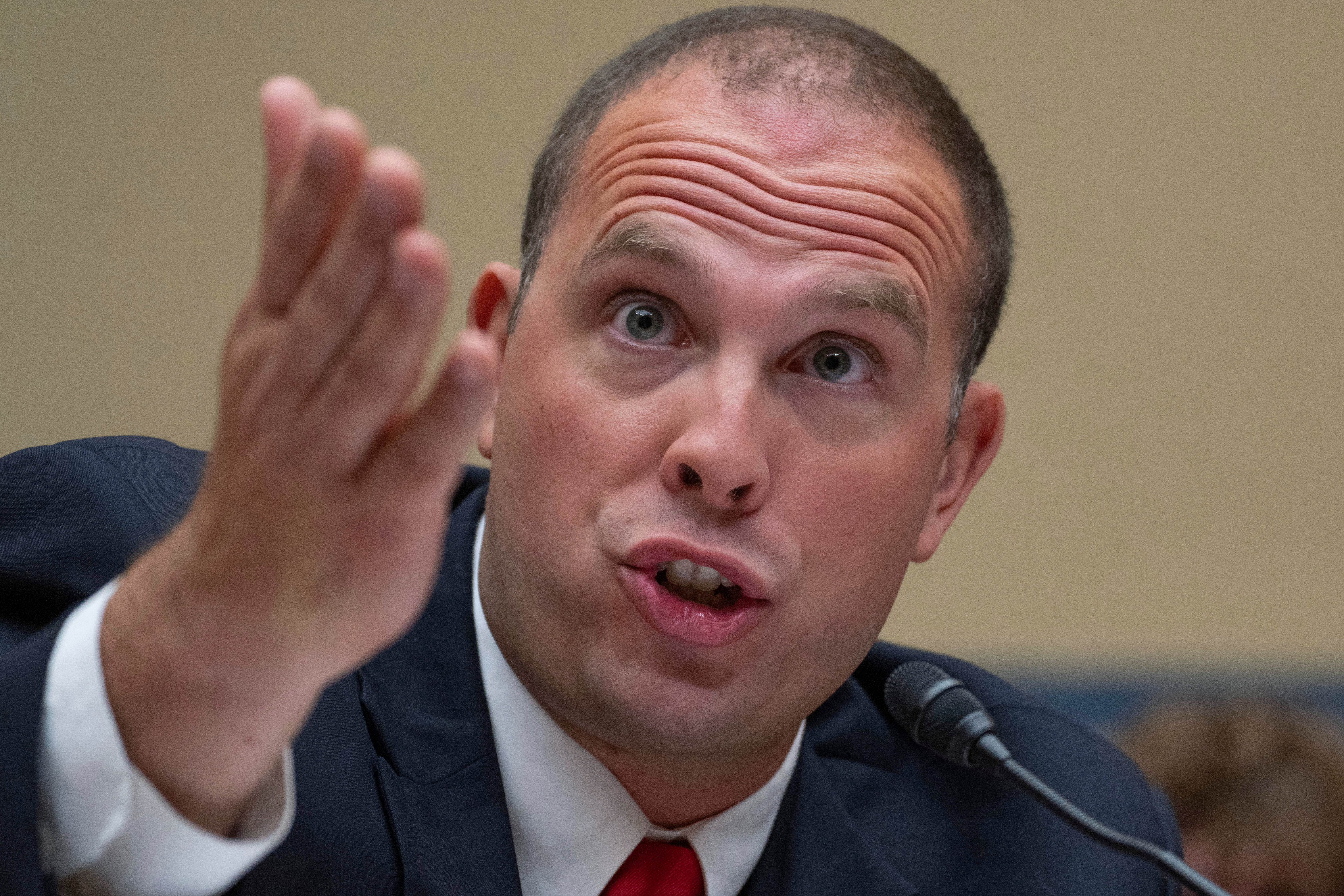 U.S. Air Force (Ret.) Maj. David Grusch testified before a House Oversight subcommittee hearing on UFOs on July 26, 2023