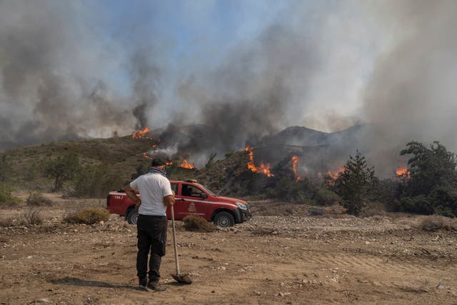Greece Wildfires Photo Gallery