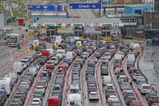 Travellers face queues at Port of Dover as summer getaway begins