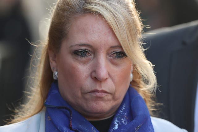 Jamie Bulger - Denise Fergus, the mother of murdered toddler James Bulger, outside the Old Bailey in London (Jonathan Brady/PA)