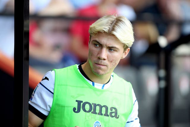 Rasmus Hojlund looks set for a move to Manchester United (Nigel French/PA)
