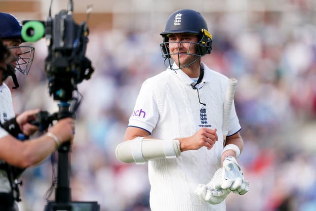 Stuart Broad could take to the field for the last time in Test cricket on Sunday (Mike Egerton/PA)