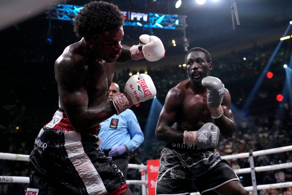 Terence Crawford Walks Out With Eminem Ahead of Errol Spence Jr. Fight