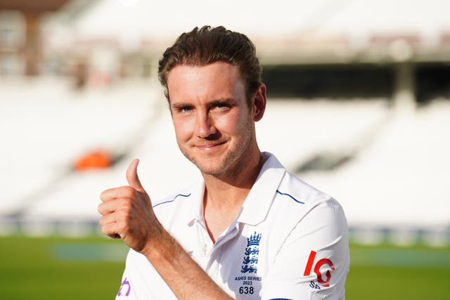 Stuart Broad will retire from cricket having taken over 600 Test wickets for England (Mike Egerton/PA)
