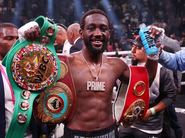 <p>Terence Crawford’s win sees him become undisputed welterweight champion </p>