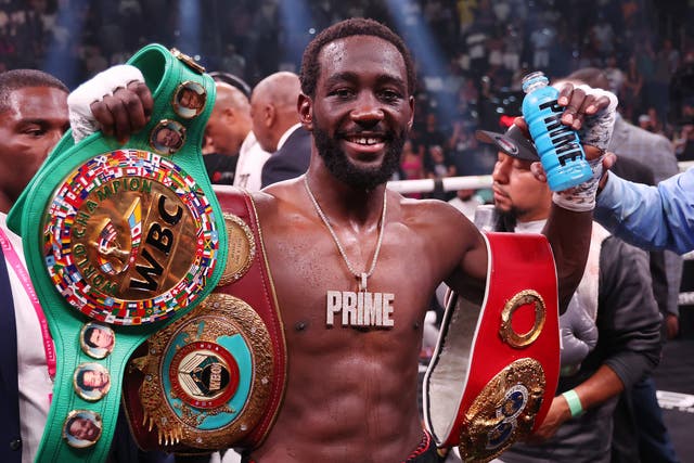<p>Terence Crawford’s win sees him become undisputed welterweight champion </p>