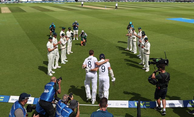 <p>Stuart Broad walked out to bat for the last time in Test cricket before day four ended early due to rain</p>