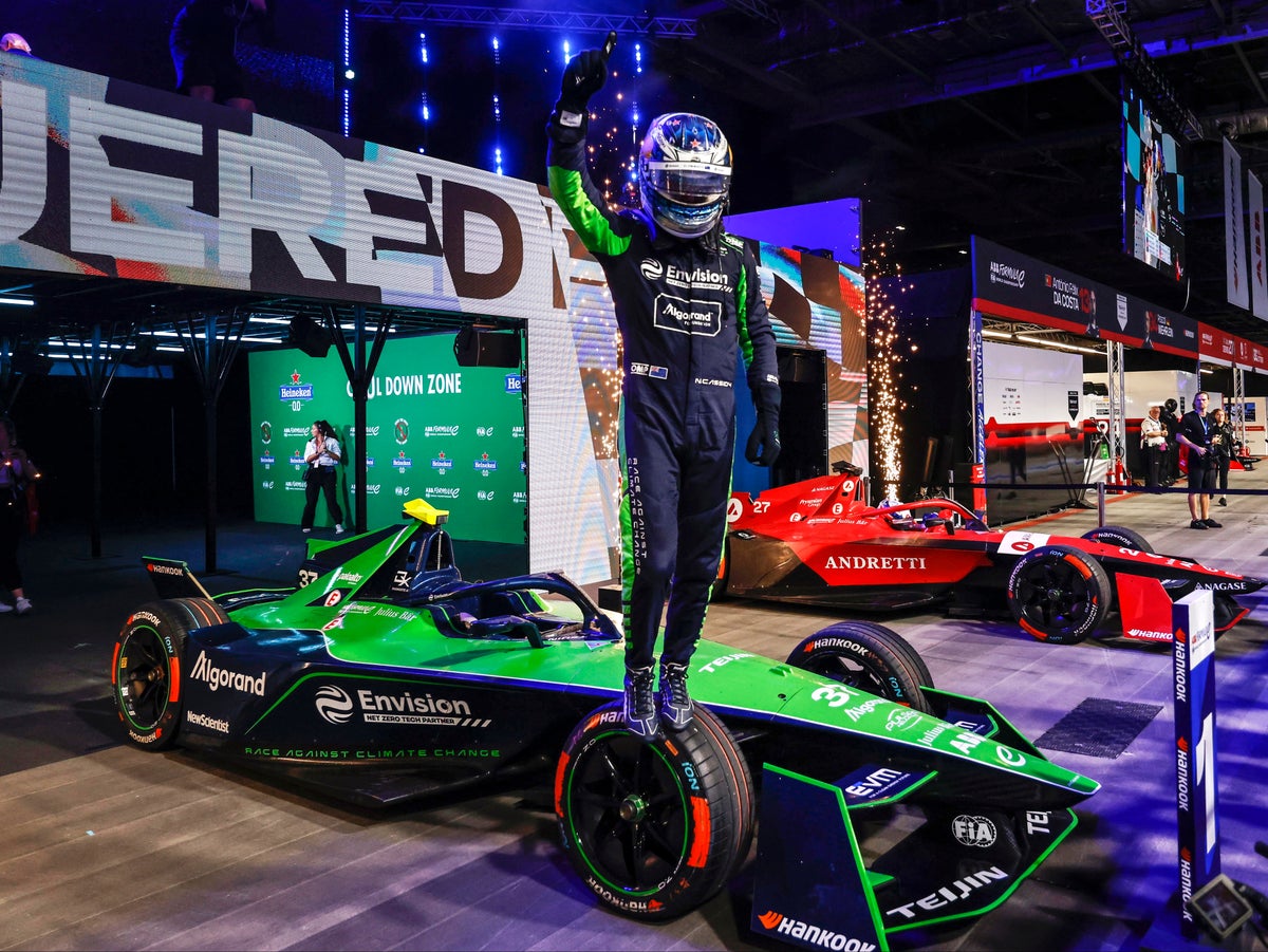 Nick Cassidy ends Formula E season by clinching team championship for Envision