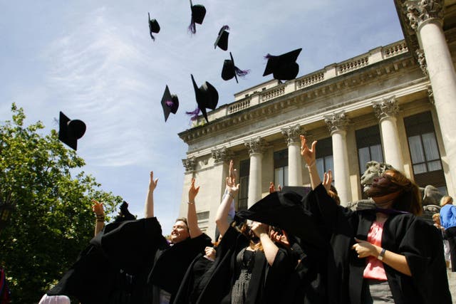 A survey found 73% of UK graduates credit going to university with enabling them to find the job they wanted (Chris Ison/PA)