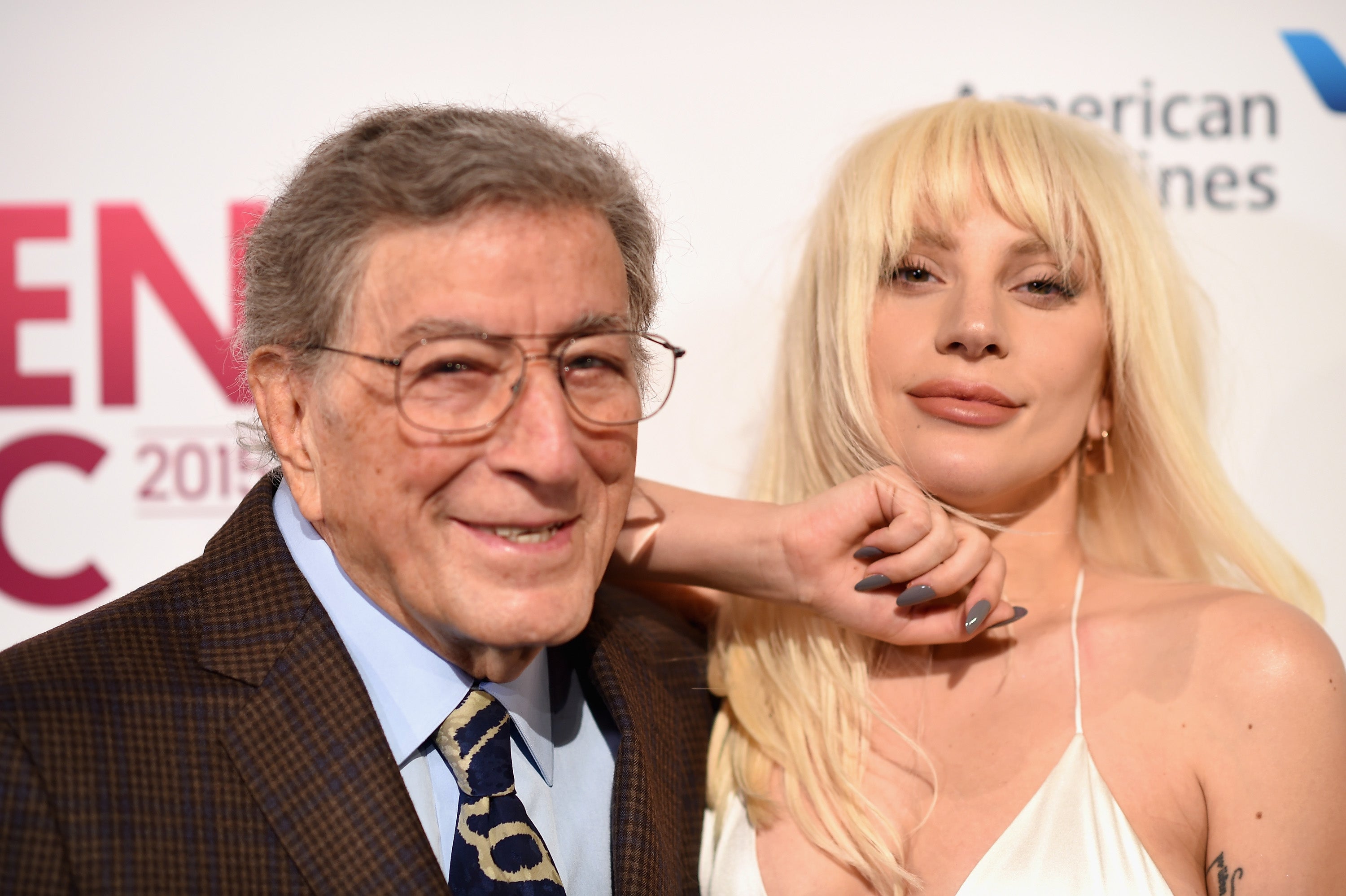 Bennett and Gaga in 2015