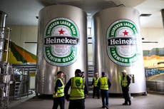 Heineken says customers bought less beer after price increases