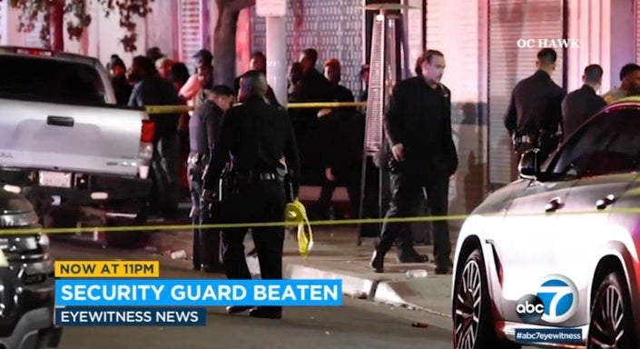 Security guard beaten to death outside Hollywood nightclub