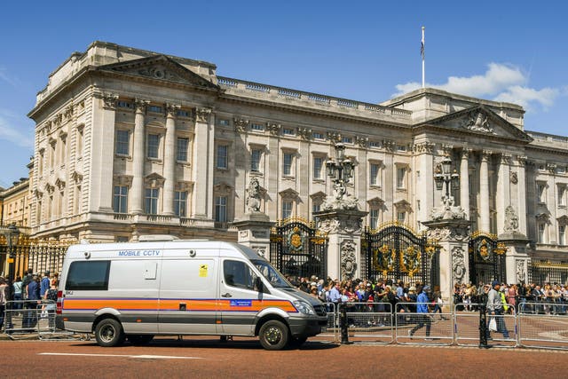 <p>A man has been charged for trespassing after he was arrested in the grounds near Buckingham Palace  </p>